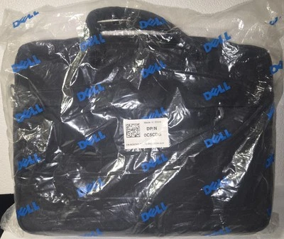 Bolso para portátil/laptop Dell OEM negro de nailon Topload con correa para el hombro - 17"x12" Foto 1 de 4