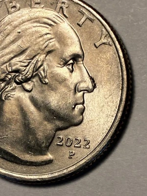 2022 P Wilma Mankiller - Washington Wart/Pimple Nose - Die Chip Error - Image 1 of 4