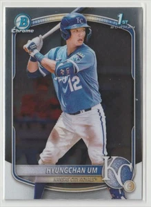 2025 Bowman Chrome Prospects Hyungchan Um #BCP-119 Kansas City Royals - Picture 1 of 2