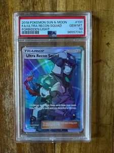 POKEMON TCG - FORBIDDEN LIGHT - ULTRA RECON SQUAD 131/131 - PSA 10 - Picture 1 of 2