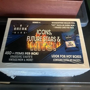 Break King Series 4 Icon, Future Stars And Hits 450+ Items Per Box- SEALED - Picture 1 of 6