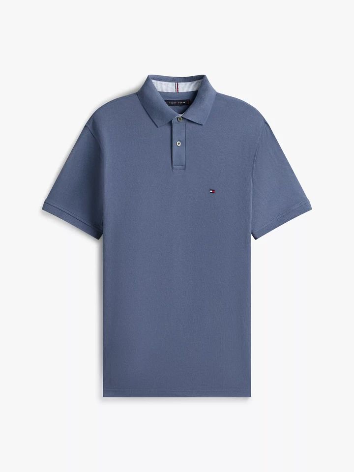 Tommy Hilfiger Herren Polo Shirt Poloshirt hellblau meliert Größe  XXXL - Bild 1 von 1