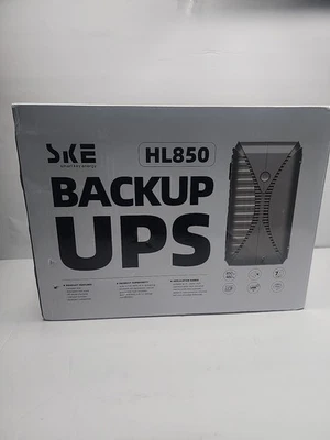 Protector contra sobretensiones de respaldo de batería SKE UPS HL850 850VA/480W para computadoras USB - NUEVO Foto 1 de 3