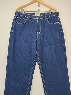 Haband Duke 弹力正品深色水洗牛仔裤男式 38 x 31 复古 — 第 1/4 张图片