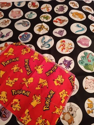Pokemon Design #73159 By Robert Kaufman Fabrics-2017-6 Yards X 45"-Plus Pikachu  - Image 1 of 4