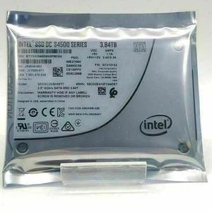 Intel SSD DC S4500 240GB 480GB 960GB 1.92TB 3.84TB 2.5"SATA III 6Gb/s LOT - Picture 1 of 6