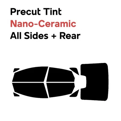 Precut Window Film Automotive Nano Ceramic Tint for Ford Fiesta 2011-2019 Sedan - Image 1 of 4