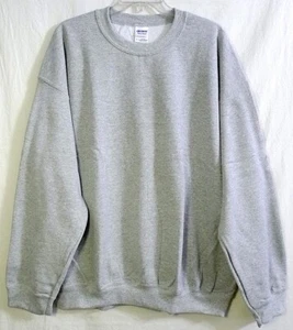 Felpa Gildan 18000 Adulto Unisex Sport Grigio Misto Pesante Taglia XL - Foto 1 di 6
