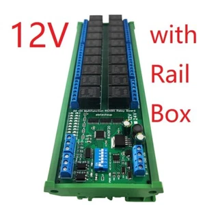 Placa de relé multifunción RS485 20 canales 20DO 2DI 2AI PLC IO módulo de expansión - Imagen 1 de 15