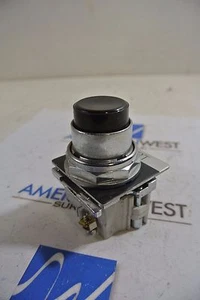 Cutler Hammer Black Pushbutton 10250T Base T5207 - Picture 1 of 4