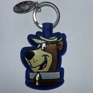 Rarissimo portachiavi tessuto orso yogi vintage Jellystone Park ricamato unico - Foto 1 di 7