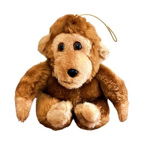 Eden Toys Hanging Monkey Plush Stuffed Animal 5 Inch Vintage NO SQUEAK / NO TAG - Picture 1 of 7