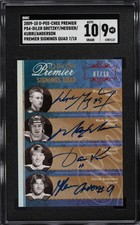 2009-10 O-Pee-Chee OPC Premier Gretzky Messier Kurri Anderson AUTO 07/10 SGC 9