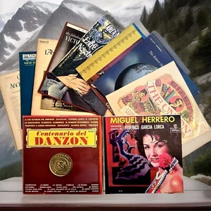 Set Of 10 Vinyl Crumb, Lorca, Montero Classical, Folk, and Poetic Masterpieces - Picture 1 of 19