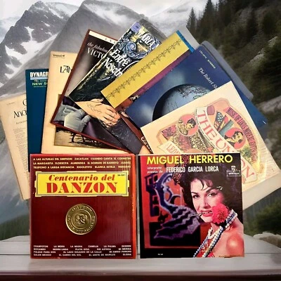  Set Of 10 Vinyl Crumb, Lorca, Montero  Classical, Folk, and Poetic Masterpieces - Image 1 of 4