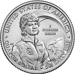 2022 P Sally Ride American Women U.S. Mint Quarter * KOSTENLOSER VERSAND - Bild 1 von 4