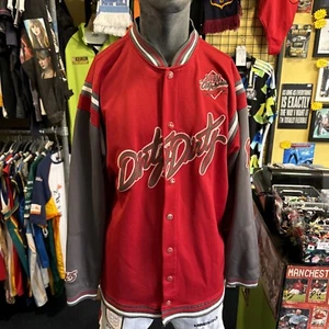 Vintage 90’s FUBU Dirty Dirty South Limited City Edition Jersey Jacket Red XL - Picture 1 of 15