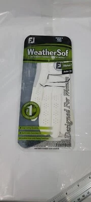 FootJoy Women’s Weather Soft Golf Glove Size Large Rigth Hand   Leather  Soft  - Image 1 of 4