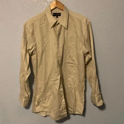 Camisa de vestir con botones Roberto Villini Collezione para hombre talla 15 1/2 Foto 1 de 4