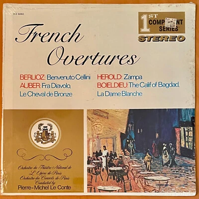 PIERRE-MICHEL LE CONTE French Overtures AUDIOFIDELITY 1974 AUDIOPHILE LP  SEALED - Image 1 of 2