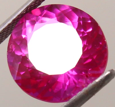 Natural RARE Certified 10.10 Ct Montana Red Beryl Bixbite 12x12 MM Unheated Gems - Image 1 of 4