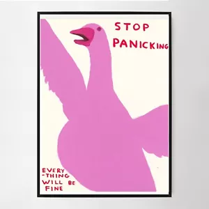 David Shrigley Stop Panick Print Poster - Picture 1 of 2