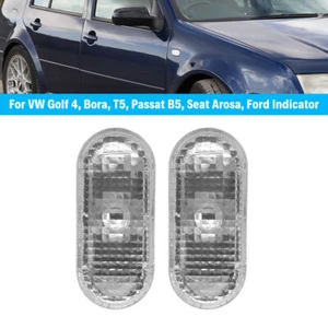 1Paar Weiss Seitenblinker Für VW Golf 4, Bora, T5, Passat B5, Seat Arosa, Ford - Bild 1 von 8