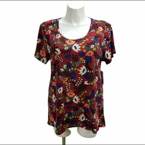 LulaRoe 2XL Classic T New Red Multicolored - Picture 1 of 6