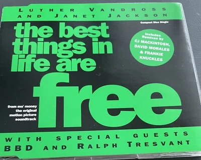 Luther Vandross Janet Jackson  💿 Best things in life are free Maxi CD - Bild 1 von 2