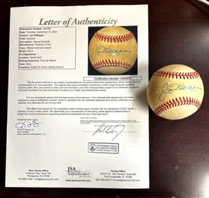 Joe DiMaggio JSA authentifizierter signierter Ball CM 855 - Bild 1 von 4