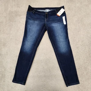Isabel Maternity Skinny Entubado Denim Jean Stretch Pants Women’s Size 16 - Picture 1 of 11
