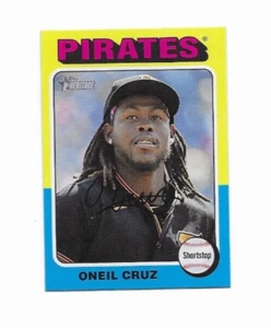 2024 Topps Heritage Oneil Cruz Pittsburgh Pirates Card # 131 - Bild 1 von 2