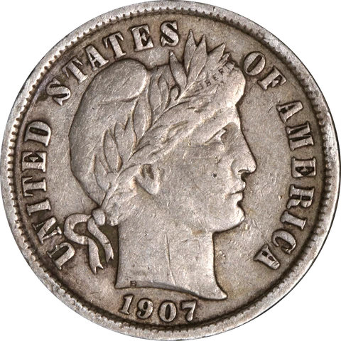 1907-P Barber Dime Great Deals From The Executive Coin Company Cover
