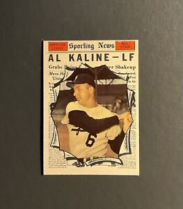 1961 Topps Al Kaline #580 All-Star Detroit Tigers No Creases