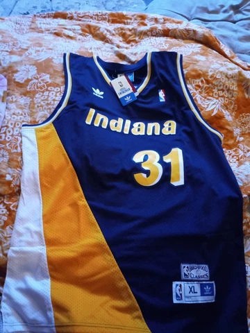 Xtra Large Reggie Miller Indiana pacers Adidas Swingman  nba jersey new w/tag Cover