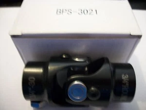 FMR UNIVERSAL JOINT BLACK STEEL 3/4" 30 SPLINE X 3/4" ROUND STEERING BPS-3021 - Picture 1 of 3