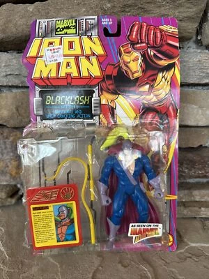1994 Toy Biz Iron Man BACKLASH with Nunchaku and Whip Cracking Action MOC BIS - Image 1 of 4