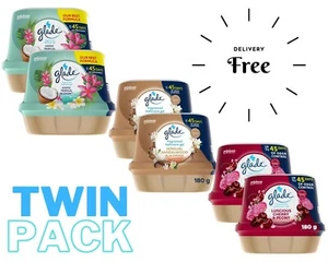 Glade Fragranced Bathroom Gel Air Freshener & Discreet Odour Eliminator 2 Pack - Picture 1 of 16