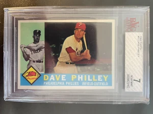 1960 TOPPS #52 DAVE PHILLEY PHILLIES BVG 7 - Picture 1 of 2