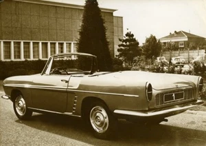 France Automobile Car Renault Dauphine Floride Convertible Old Photo 1959 - Picture 1 of 3