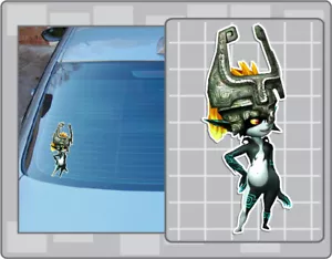 MIDNA Decalcomania Vinile #1 Adesivo Camion Auto The Legend of Zelda Twilight Princess - Foto 1 di 1