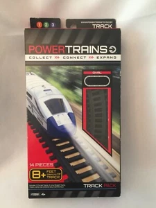 New Power City Trains Oval Track Pack 8+ Feet 14 PCS Age 4+ - Picture 1 of 3