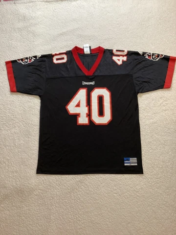 Vintage Adidas NFL Tampa Buccaneers #40 Mike Alstott, Size XL, Preowned Cover