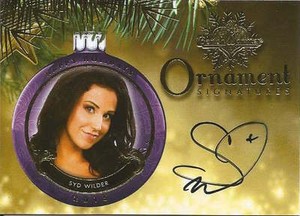 Syd Wilder 2015 cert auto Ornament Signatures Benchwarmers trading card