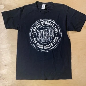 Gildan Black Florida Georgia Line Tour Graphic Tee Large (OV) - Picture 1 of 13