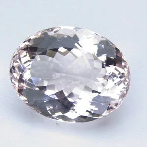 15.24Cts Amazing Natural Soft Pink Color Morganite Oval Shape Gemstone Ref VDO - Picture 1 of 5