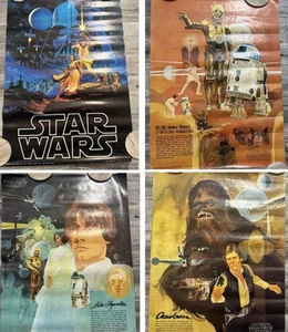 Vintage Star Wars 1977 Film Promo Poster & 3/4 Coca Cola Poster Set - Bild 1 von 24
