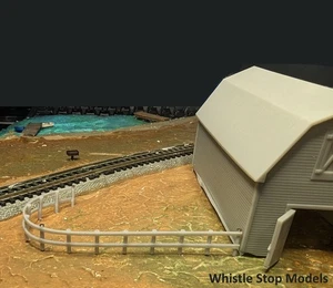 HO Scale Flexible Farm Fence 5 pieces about 30 inches total length - Picture 1 of 8