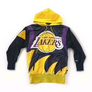 Black Pyramid Los Angeles Lakers NBA Hoodie Mens Sz L Sweatshirt LA Lakers Mamba - Picture 1 of 14