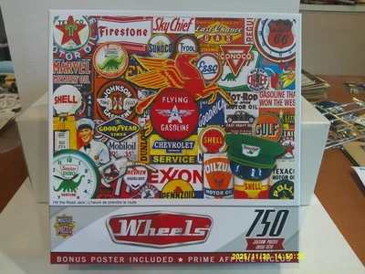 Rompecabezas Master Pieces Wheels Hit The Road Jack 750 piezas completo en muy buena condición caja Foto 1 de 3